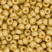 Miyuki seed beads 6/0 - Opaque glazed frosted citron yellow 6-4692